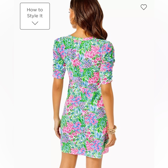 NWT Lilly Pulitzer Belden T-Shirt Dress, Size M, Color “Multi A Cherry On Top” - Picture 2 of 6